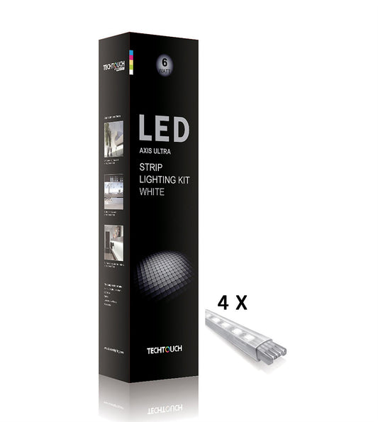 Techtouch Axis Ultra White Kit 4x18 LED Rigid Strips (6W) Strip