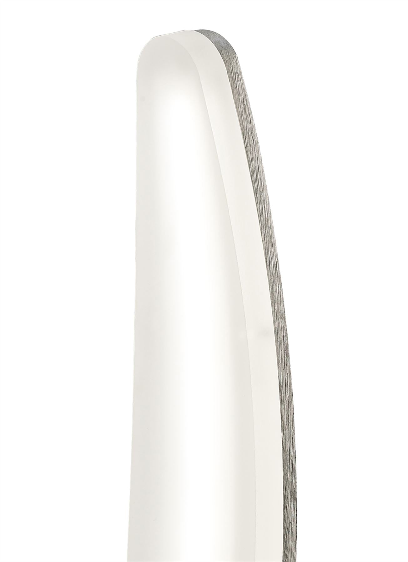 Mantra M4085 Hemisferic Table Lamp 6W LED 3000K, 540lm, Satin Aluminium/Frosted Acrylic, 3yrs Warranty
