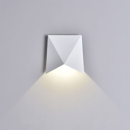 Mantra Fusion Triax Wall Light, 8W LED, 3000K, 750lm, IP54, Sand White, 3yrs Warranty