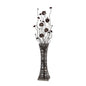 Diyas Home Majella Aluminium (DH) Majella Floor Lamp 7 Light G4 Polished Chrome/Coffee/Crystal, NOT LED/CFL Compatible