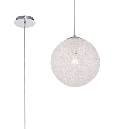 Mantra Fusion Fusion M5712 Bola Pendant 30cm Round 1 x E27, Chrome