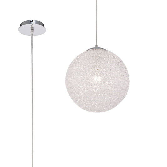 Mantra Fusion Fusion M5712 Bola Pendant 30cm Round 1 x E27, Chrome