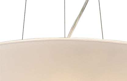 Diyas Amada 45cm  6 Light G9, French Gold/Opal White Glass Ceiling Pendant Light Fitting