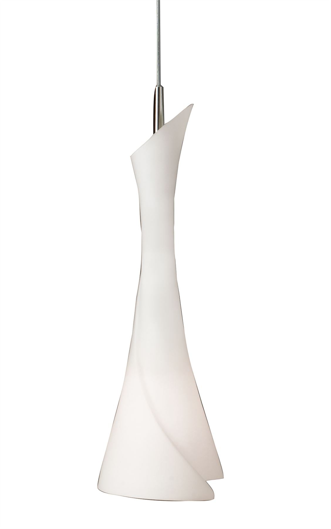 Mantra M0771 Zack Linear Pendant 3 Light E27 Line, Satin Nickel
