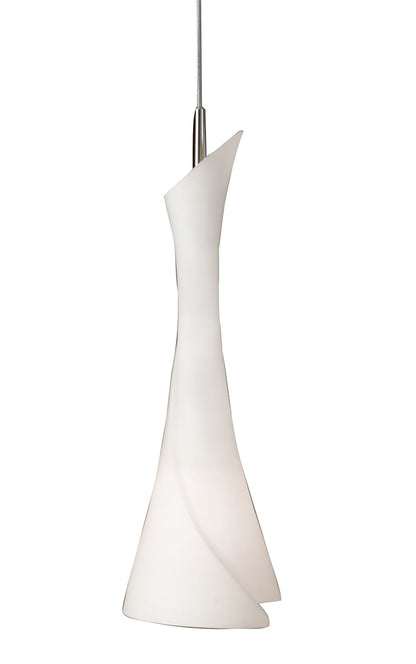 Mantra M0771 Zack Linear Pendant 3 Light E27 Line, Satin Nickel