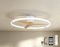 Nepal 105cm 75W LED Dimmable Ceiling Light With Built-In 35W DC Reversible Fan, White/Wood Finish c/w Remote, APP & Alexa/Google Voice Control, 7200lm