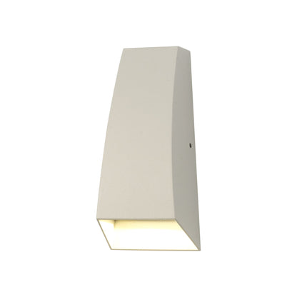 Mantra Fusion Jackson Wall Light, 6W LED, 3000K, 420lm, IP54, Sand White, 3yrs Warranty