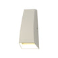 Mantra Fusion Jackson Wall Light, 6W LED, 3000K, 420lm, IP54, Sand White, 3yrs Warranty