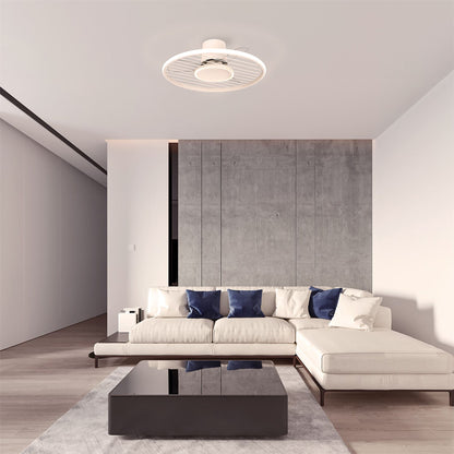 Soho 66cm 45W LED Dimmable Ceiling Light With Built-In 30W DC Fan, 2700-5000K Remote & APP Control, 3150lm, White, 5yrs Warranty