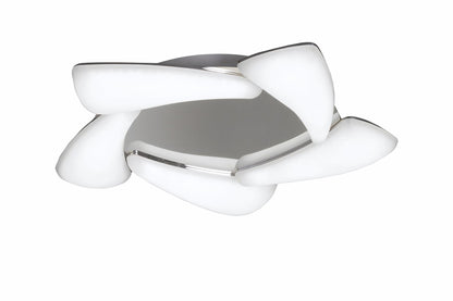 Mantra Mistral LED M3807 Mistral Ceiling 30W LED 3000K, 2700lm, Polished Chrome/Frosted Acrylic, 3yrs Warranty - M3807 Ceiling