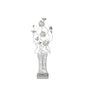 Diyas Home Majella Aluminium (DH) Majella Crystal Table Lamp 4 Light G4 Polished Chrome/Silver, NOT LED/CFL Compatible