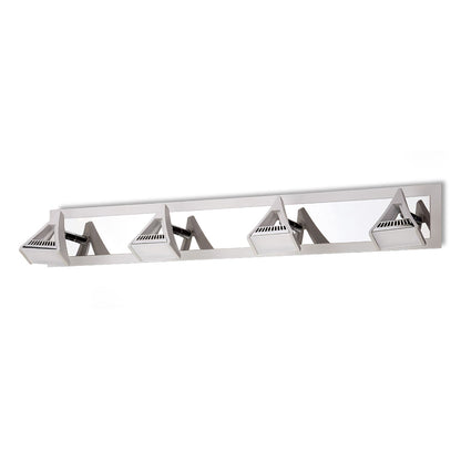 Mantra Fusion Filippo Linear Spot Light 4 Light LED 20W 3000K, 1750lm, Matt White/Polished Chrome, 3yrs Warranty