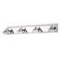Mantra Fusion Filippo Linear Spot Light 4 Light LED 20W 3000K, 1750lm, Matt White/Polished Chrome, 3yrs Warranty