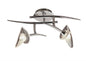 Mantra M0316 Flavia Linear Spot Light 2 Light G9 with Adjustable Heads, Polished Chrome