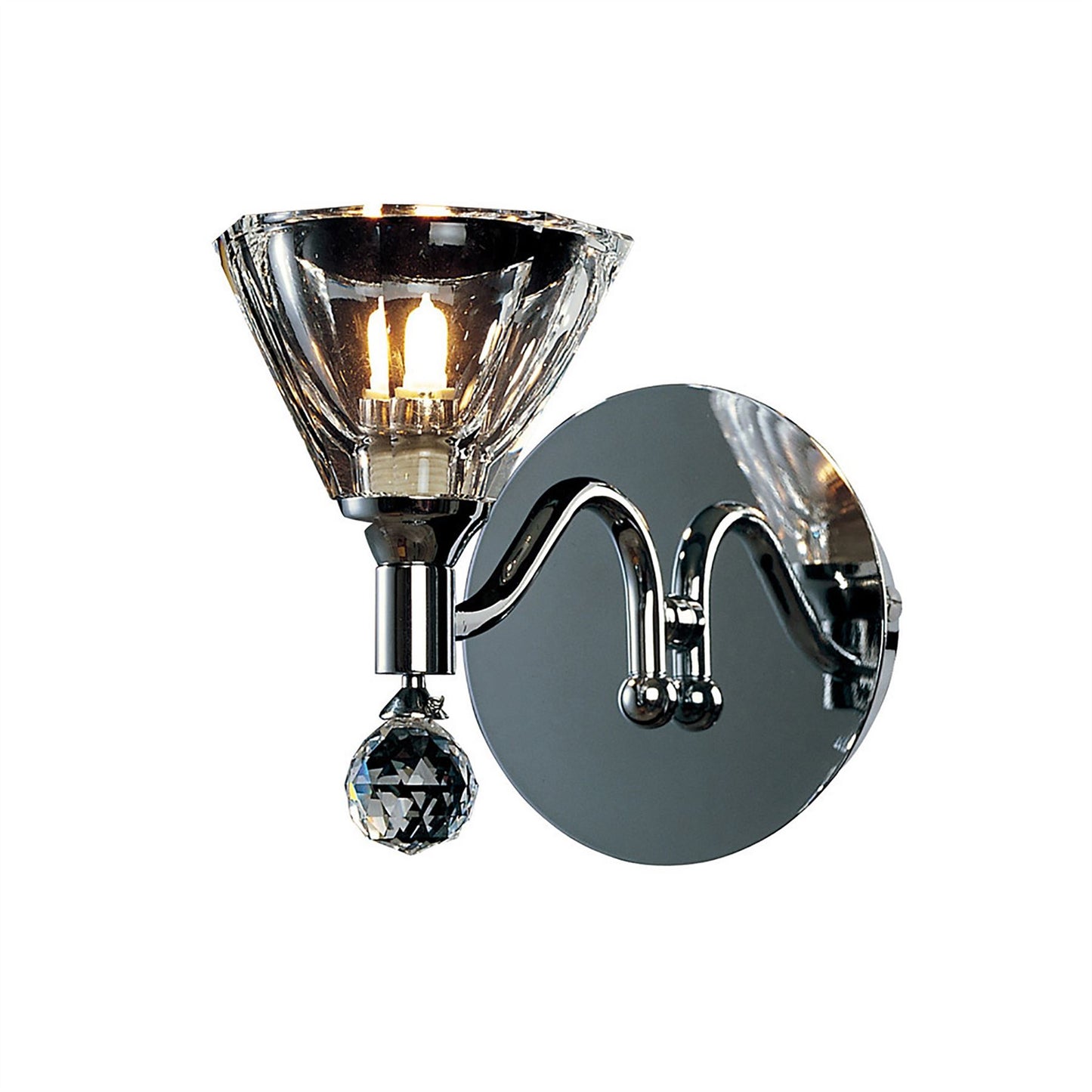 Diyas Neptune Wall Light 1 Light G9 Polished Chrome