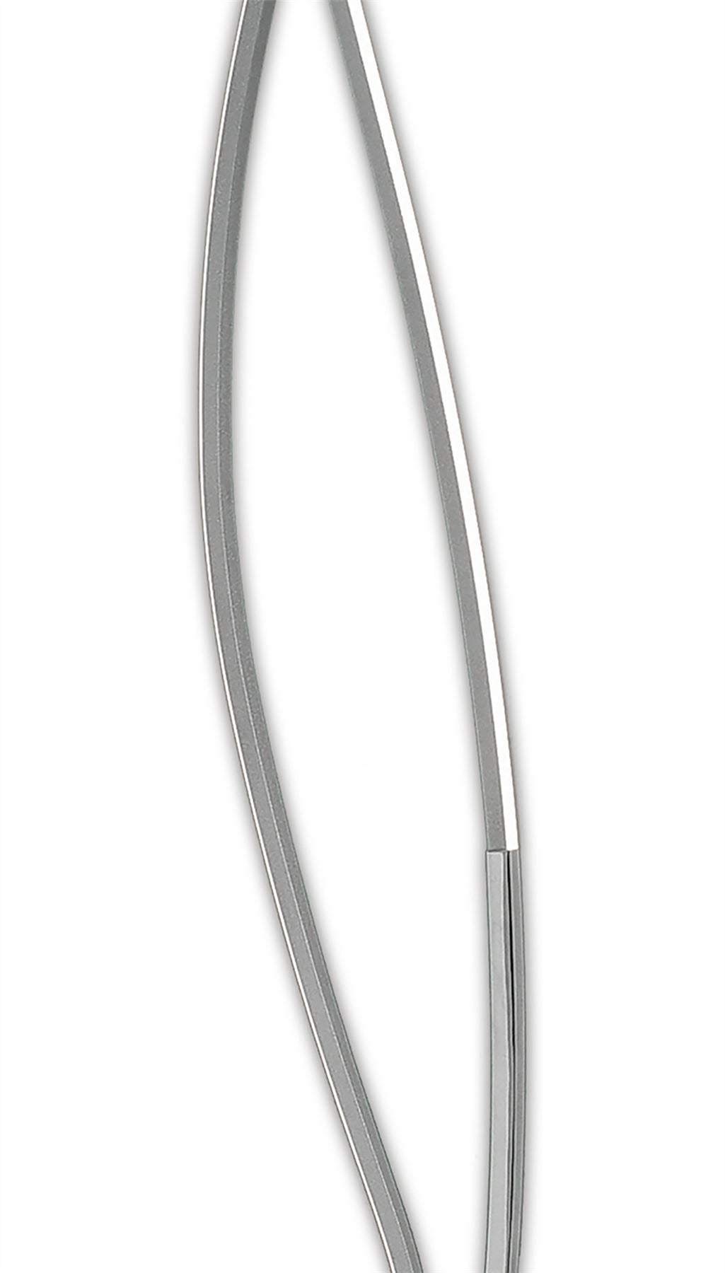 Mantra M6108 Corinto Floor Lamp 174cm, 30W LED, 3000K, 2400lm Dimmable, Silver Chrome, 3yrs Warranty