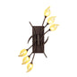 Mantra Holland Ceiling/Wall Switched 6 Light G9, Brown/Black Oxide