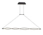 Mantra Sahara XL M5801 Sahara BR XL Linear Pendant 42W LED 2800K, 3400lm, Frosted Acrylic, Brown Oxide, 3yrs Warranty