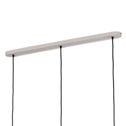 Mantra Fusion Kos E27 Fusion M5841 Kos Linear Pendant 3L 3 x E27 Max 40W, White/ Black