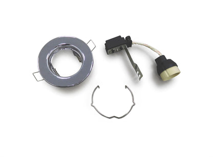 Deco Hudson GU10 Fixed Downlight Polished Chrome (Lamp Not Included), Cut Out: 60mm