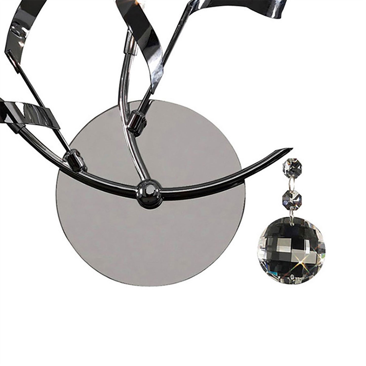 Diyas Kurlz Wall Light 2 Light G4 Polished Chrome/Crystal, NOT LED/CFL Compatible