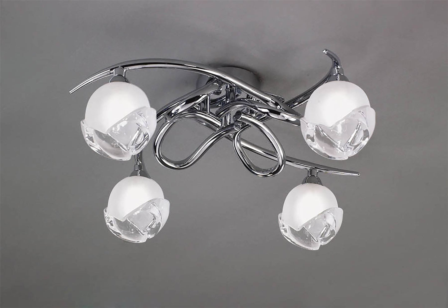 Mantra M0807 Fragma Ceiling 4 Light G9, Polished Chrome