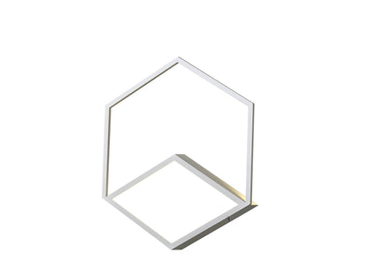 Mantra Fusion Kubick Ceiling/Wall Light Dimmable, 32W LED, 3000K, 1870lm, White, 3yrs Warranty