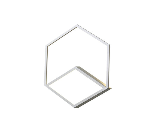 Mantra Fusion Kubick Ceiling/Wall Light Dimmable, 32W LED, 3000K, 1870lm, White, 3yrs Warranty