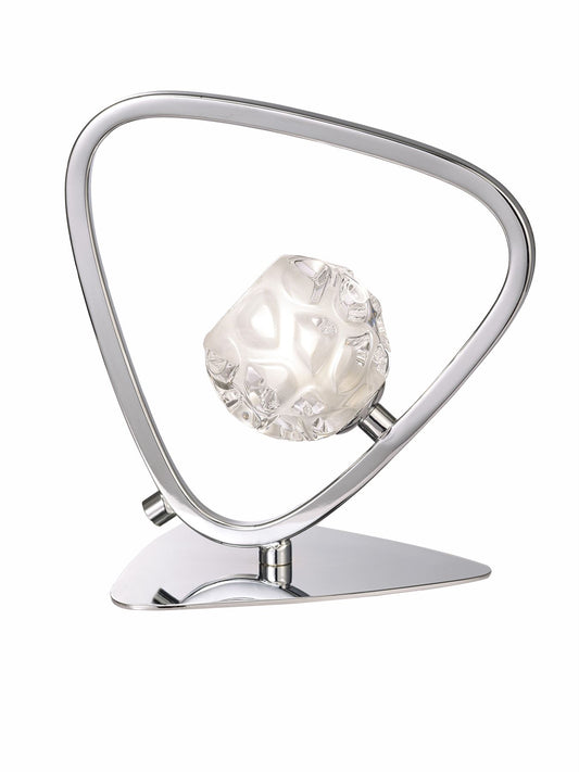 Mantra M5019 Lux Table Lamp 1 Light G9, Polished Chrome