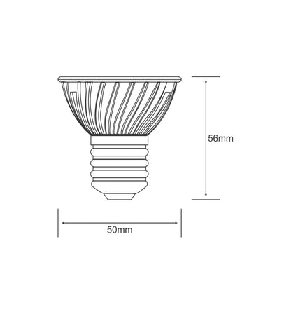 Luxram Higher Power LED High Power LED E27 1x3W White 6400K 205lm LED