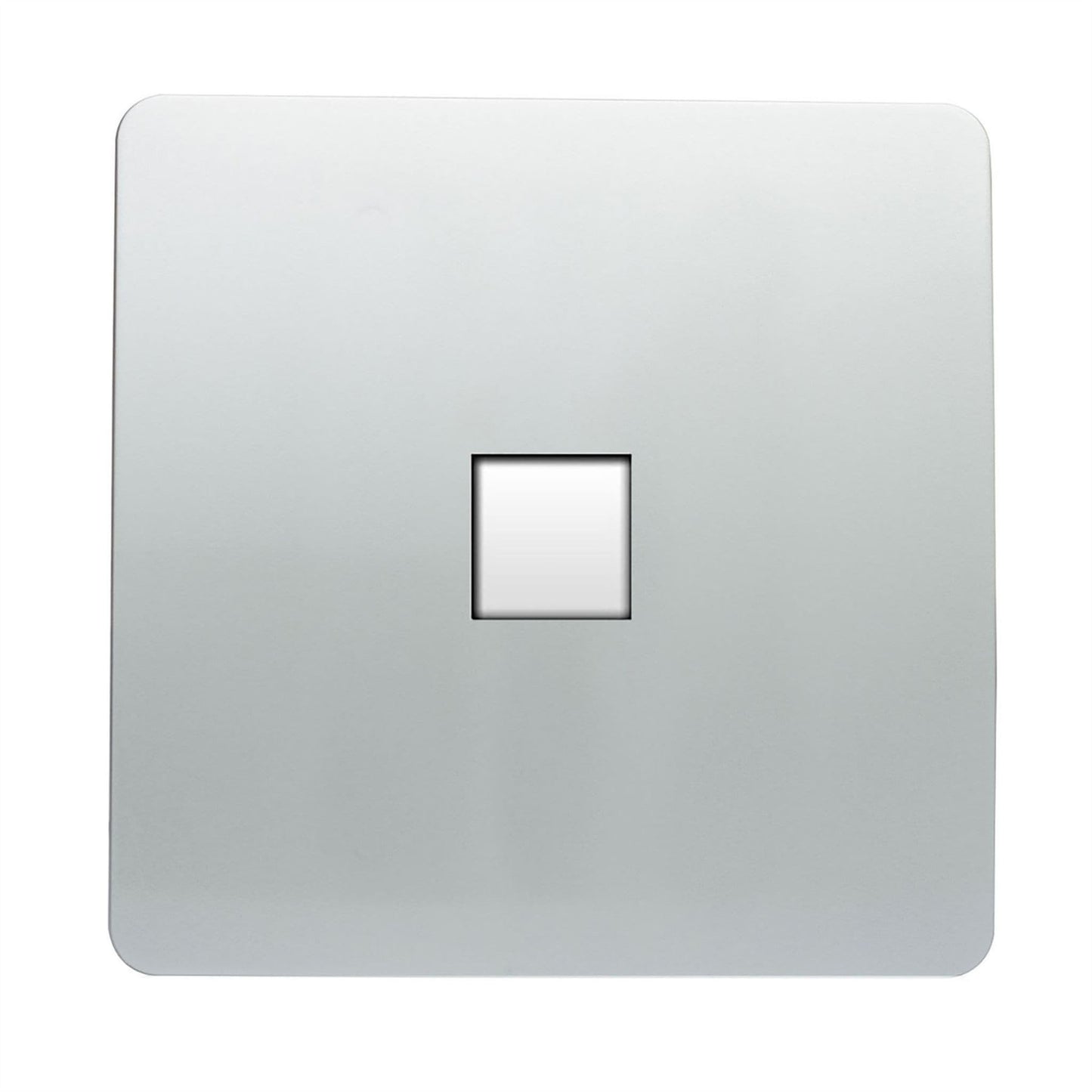 Trendi Artistic Modern RJ45 Cat 5e & Cat 6 Ethernet Socket Silver ART-PCSI