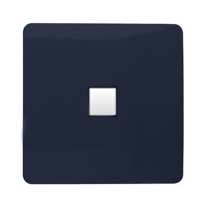 Trendi Artistic Modern Glossy Tactile Telephone Socket Navy