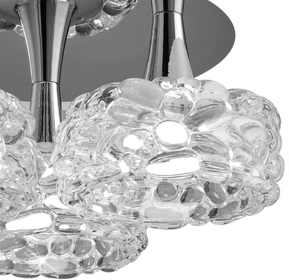 Mantra M3935 O2 Ceiling 3 Light E27 Large, Polished Chrome