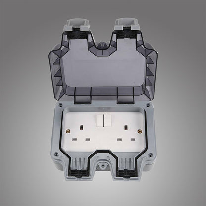 Deco Additions, Exterior IP66 2 Gang 13Amp Switched Double Socket - D0591 Wiring