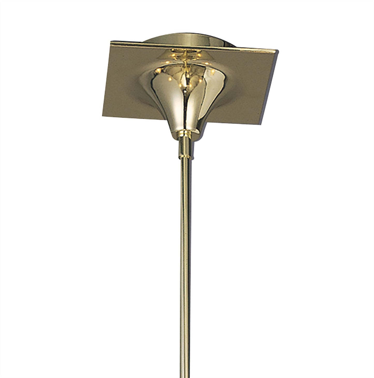 Mantra Viena 71.5cm Telescopic Pendant Round 8 Light G9, Polished Brass