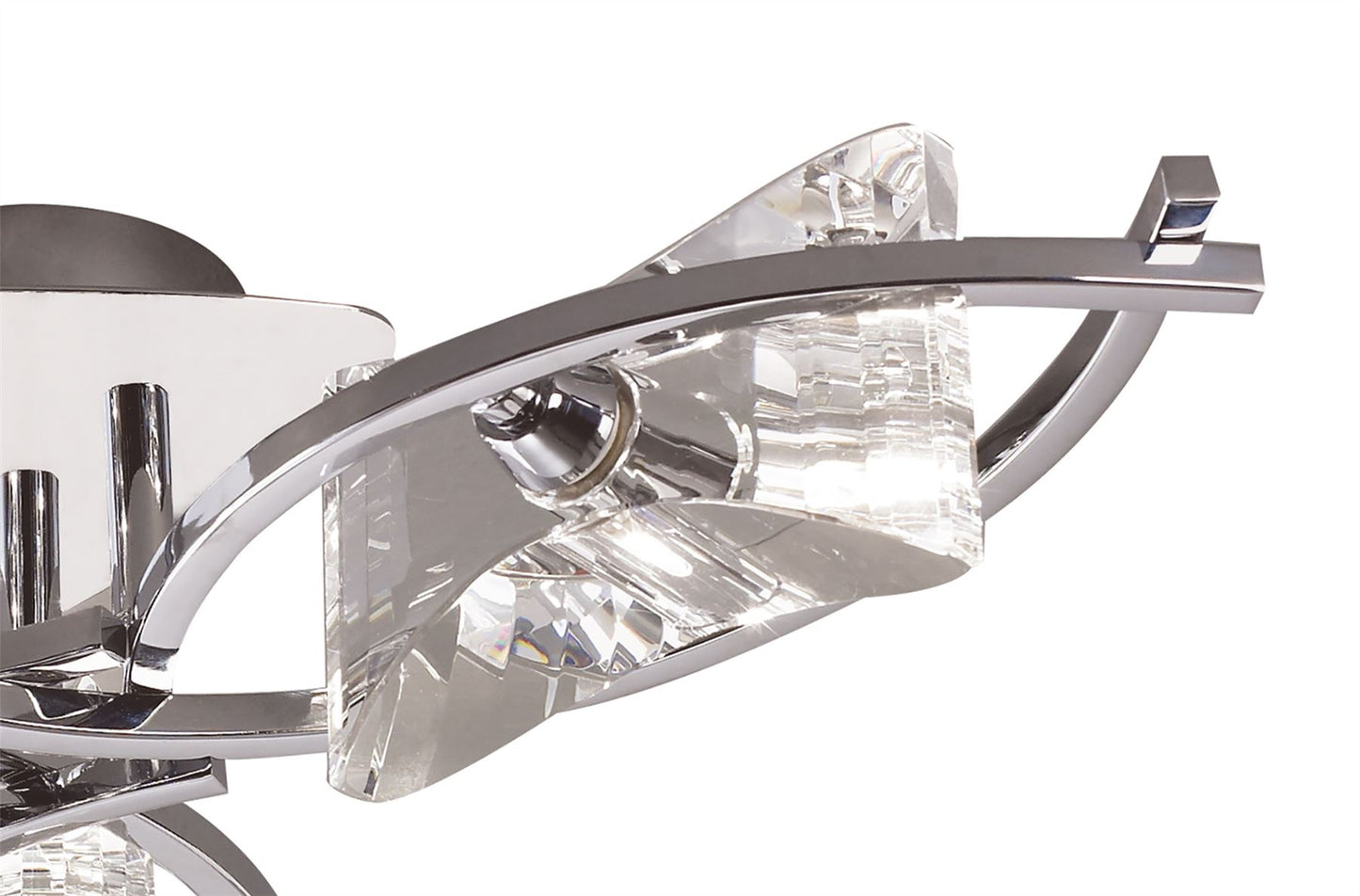Mantra M0891 Kromo Ceiling 3 Light G9, Polished Chrome