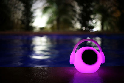 Mantra M3696 Wazowsky IP44 Portable 3W Speake, 120lm, 3W LED RGBW Lamp Bluetooth Connection/Remote Control, 2yrs Warranty