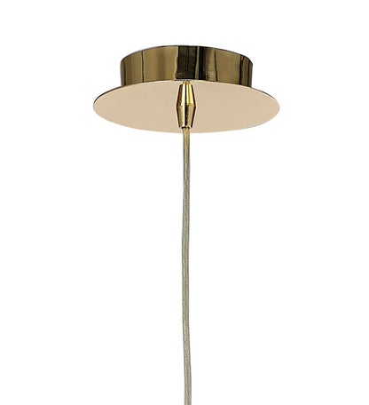 Mantra Maremagnum 12cm Pendant 1 Light G9, French Gold