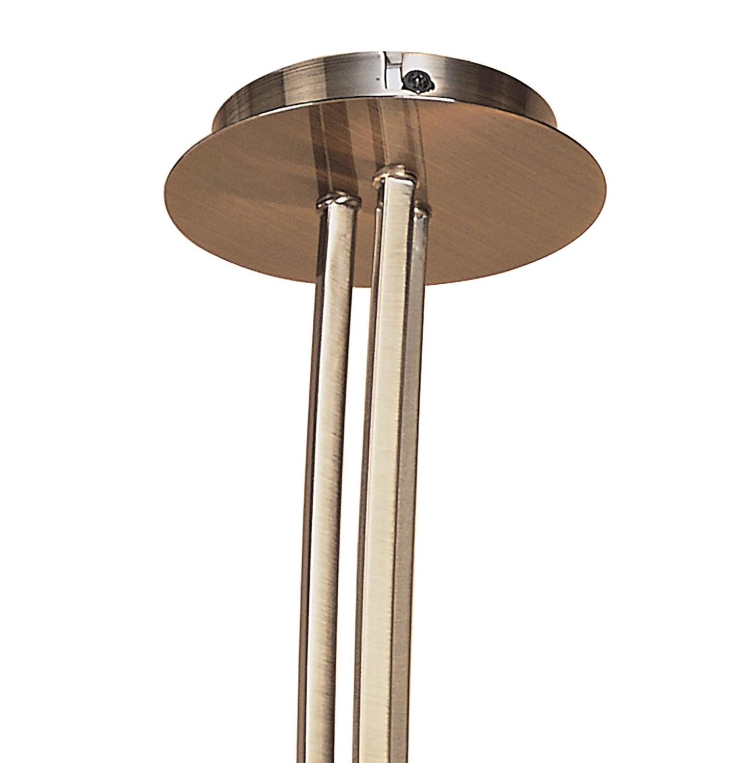 Mantra Pietra 70cm Pendant 3 Arm 6 Light G9, Antique Brass