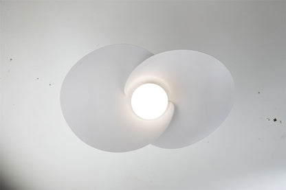 Nenufar 74 x 44cm 18W LED Dimmable Ceiling Light With Built-In 30W DC Fan, 3000-5000K Remote Control, 3600lm, White, 5yrs Warranty