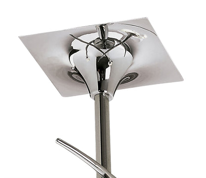 Mantra M0306 Flavia Semi Ceiling Round 3 Light G9, Polished Chrome