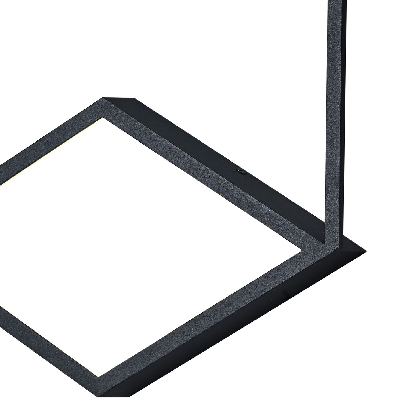 Mantra Fusion Kubick Ceiling/Wall Light, 48W LED, 3000K, 2700lm, Black, 3yrs Warranty