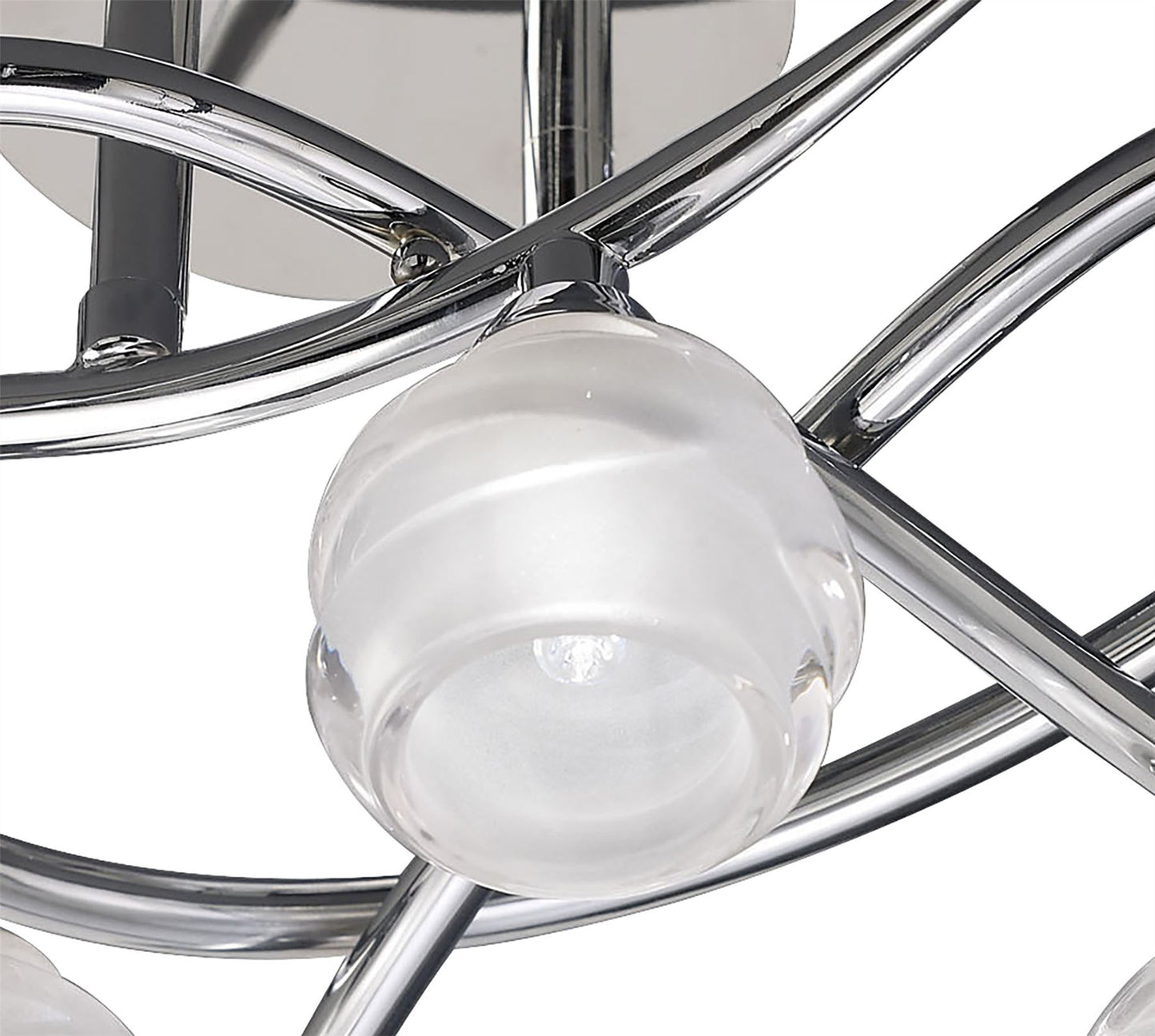 Mantra M1804 Loop Ceiling 3 Light G9 ECO, Polished Chrome