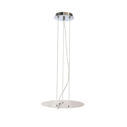 Mantra Sabina 29cm Pendant Kit 43CM, Polished Chrome/White Acrylic