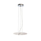 Mantra Sabina 29cm Pendant Kit 43CM, Polished Chrome/White Acrylic