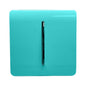 Trendi Artistic Modern Glossy Tactile Auto Retractive Door Bell Switch Bright Teal