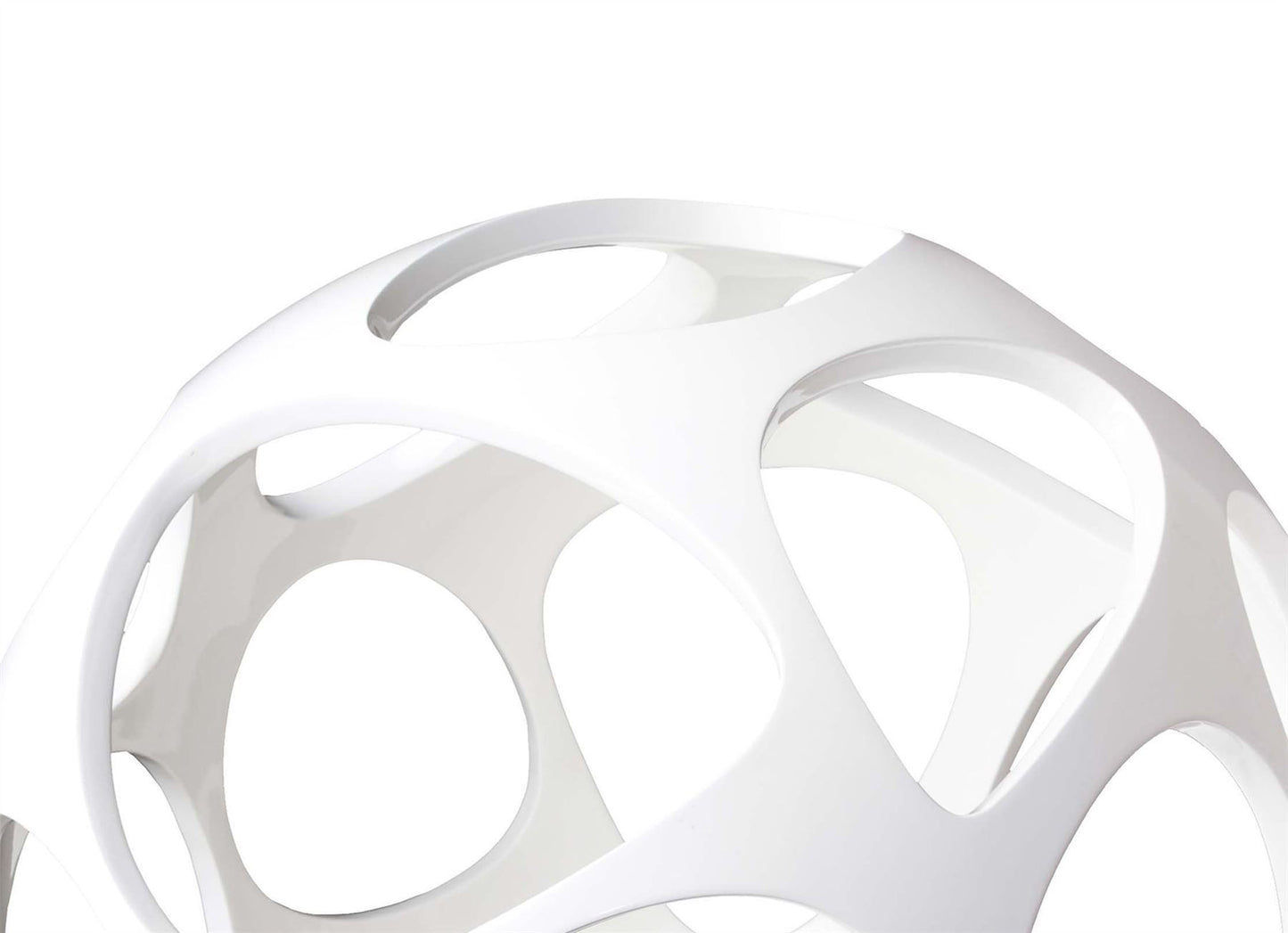 Mantra Organica Table Lamp 9 Light G9 Max 5W, Gloss White/Polished Chrome