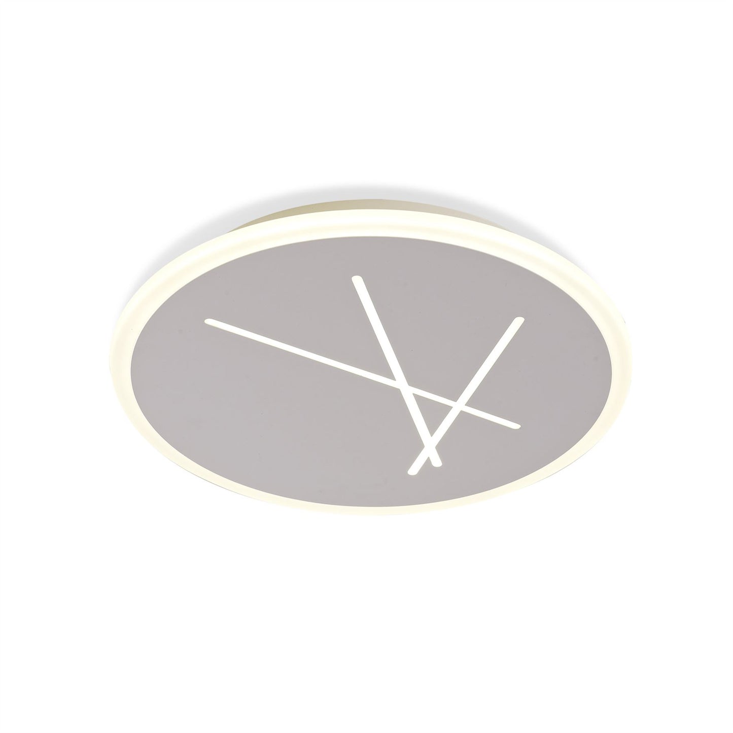 Mantra Fusion Kenzo 37.2cm Ceiling 37cm Round, 30W LED, 4000K, 2100lm, Sand White, 3yrs Warranty Ceiling