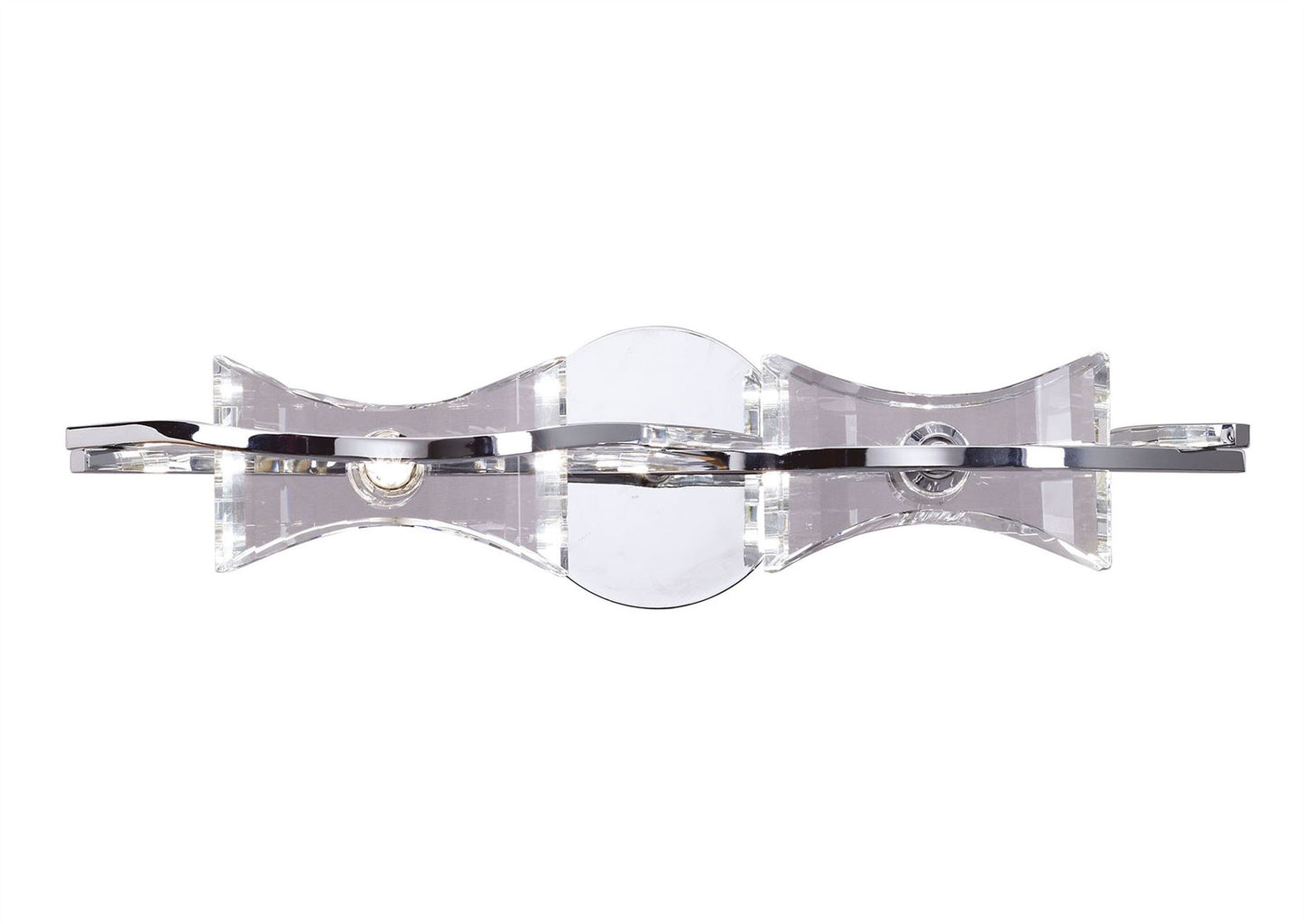 Mantra M0893/S Kromo Wall Light Switched 2 Light G9, Polished Chrome - M0893/S
