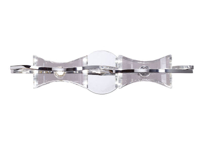 Mantra M0893/S Kromo Wall Light Switched 2 Light G9, Polished Chrome - M0893/S